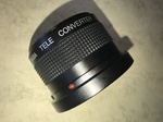 31. Saba Tele Converter Lens x1.5 u. x0,65  Gebrauchsspuren s. Foto